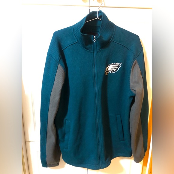 Philadelphia Eagles NFL Green Zip Up Jacket - Picture 1 of 3